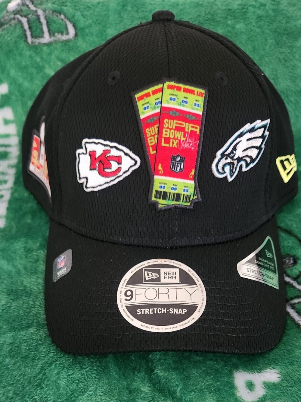 New ERA Super Bowl LIX Chiefs Eagles 9Forty Hat